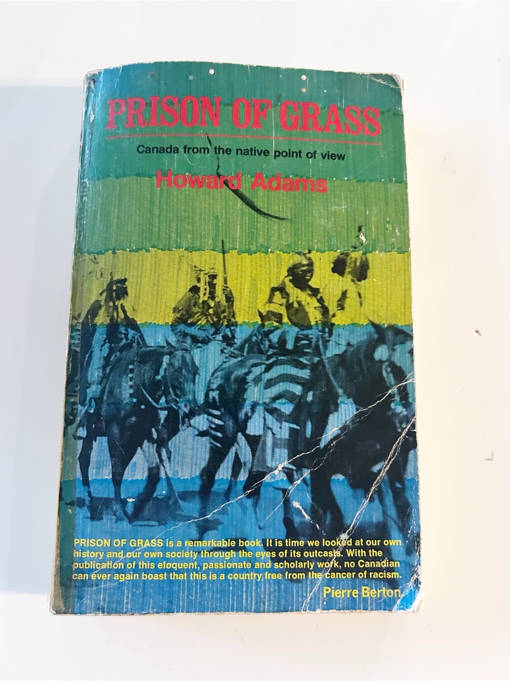 Vintage book 'Prison of Grass' Canada from the Native point of view Howard Adam